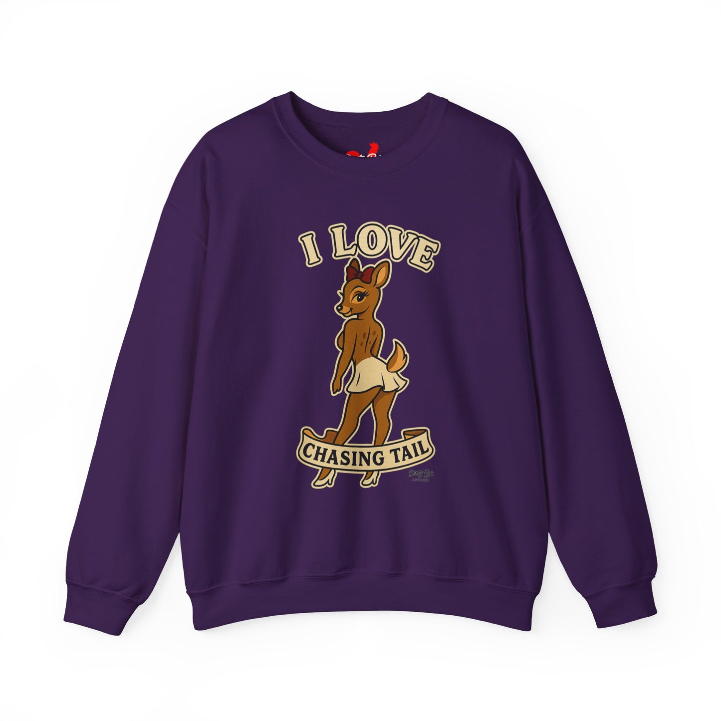 I Love Chasing Tail | Crewneck Sweatshirt