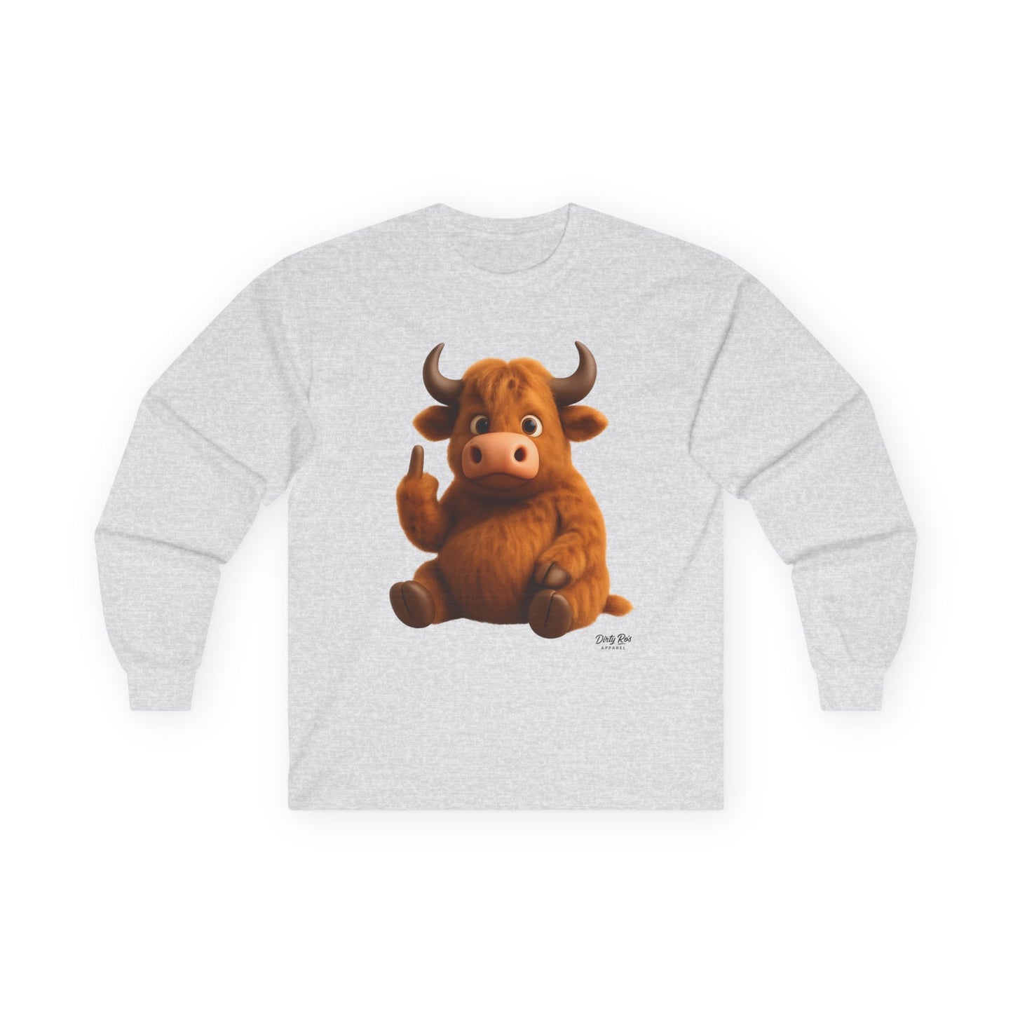 Fuzzy Cow FU | Long Sleeve Tee