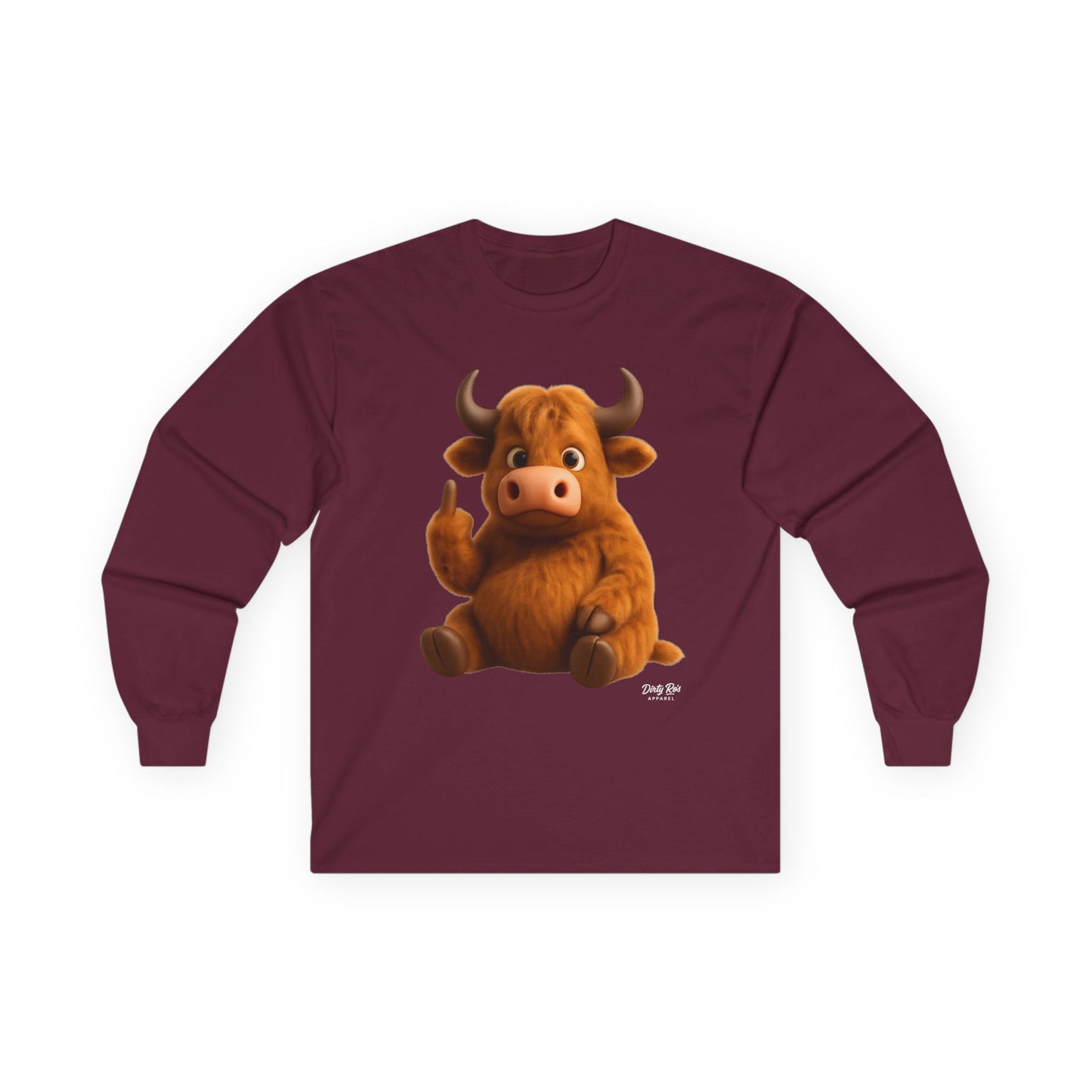 Fuzzy Cow FU | Long Sleeve Tee