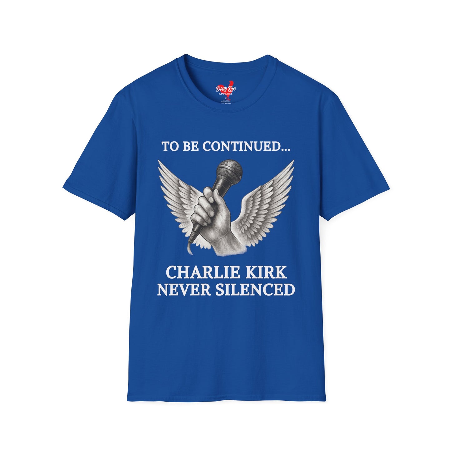 Never Silenced – Charlie Kirk Legacy | Soft AF Tee