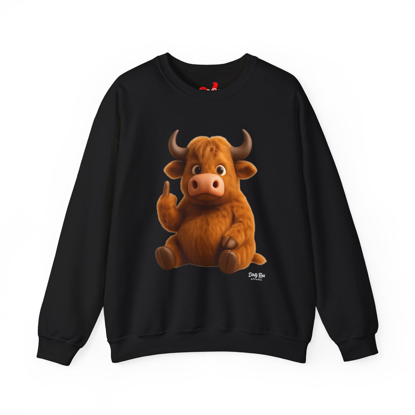 Fuzzy Cow FU | Crewneck Sweatshirt