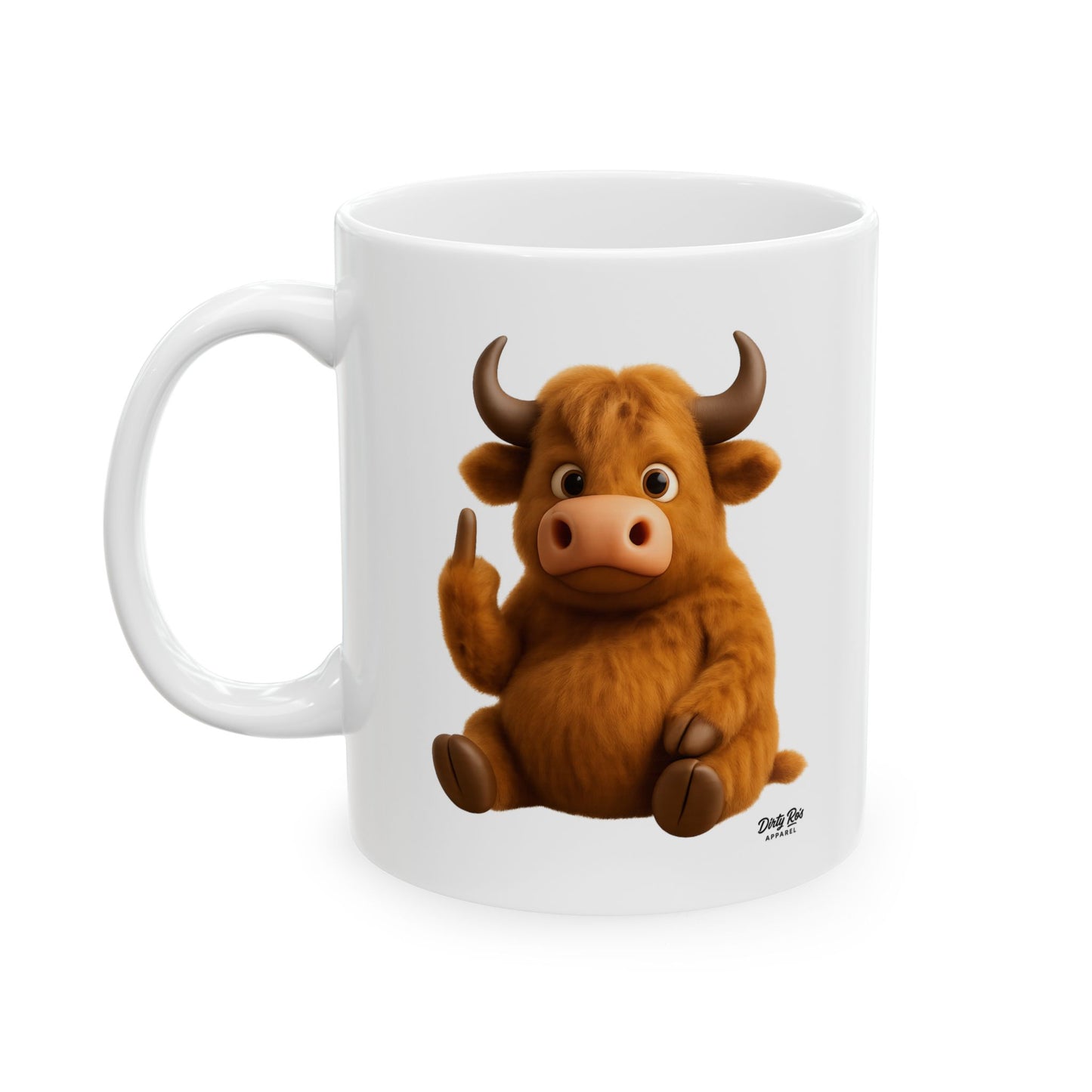 Fuzzy Cow FU | Coffee Mug