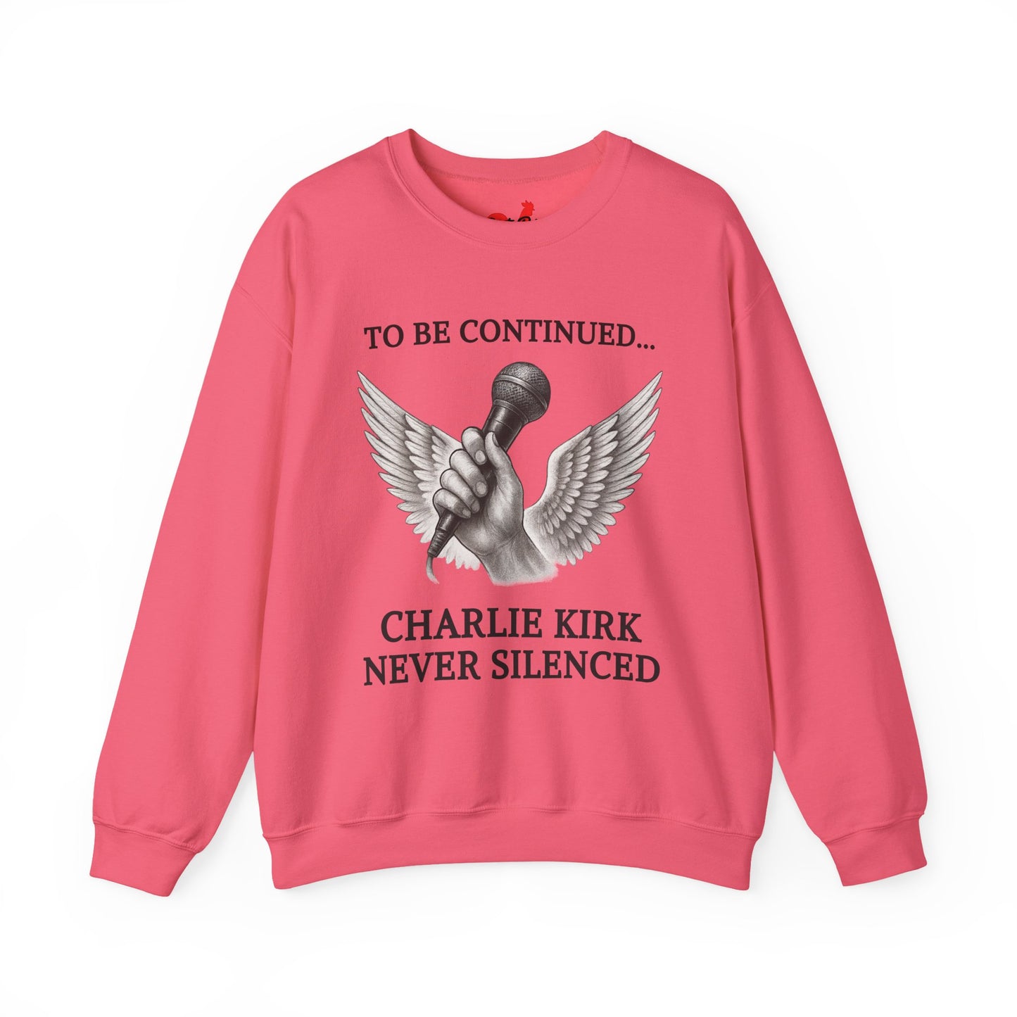 Never Silenced – Charlie Kirk Legacy | Crewneck Sweatshirt