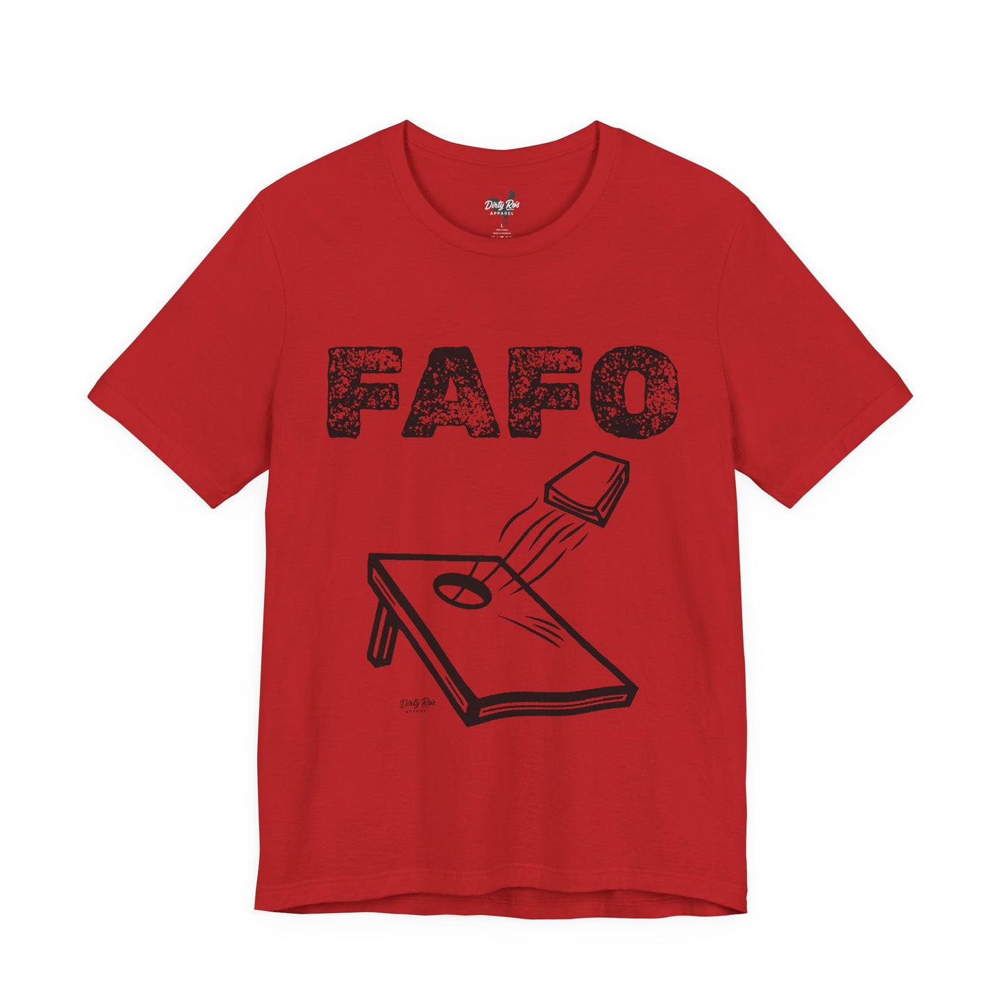 FAFO Cornhole Shirt – Funny Toss & Talk Shit Tee for Backyard Legends