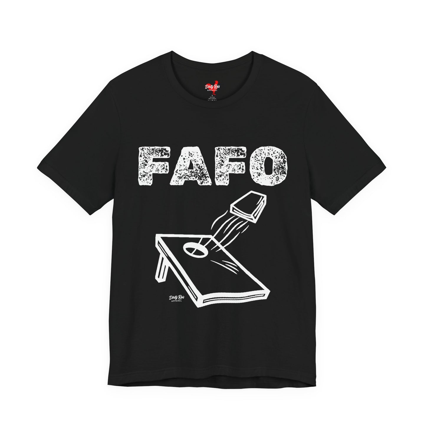 FAFO Cornhole Shirt – Funny Toss & Talk Shit Tee for Backyard Legends