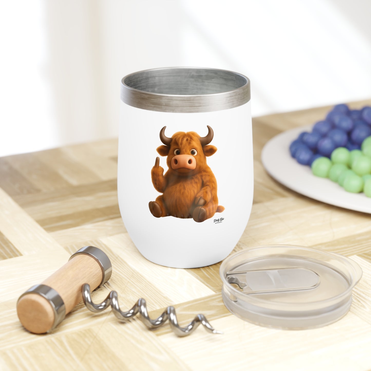 Fuzzy Cow FU | 12oz Tumbler