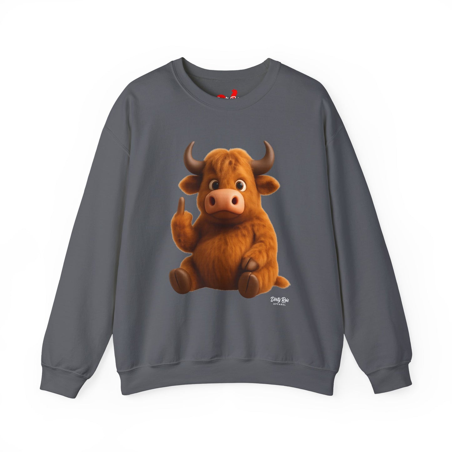 Fuzzy Cow FU | Crewneck Sweatshirt