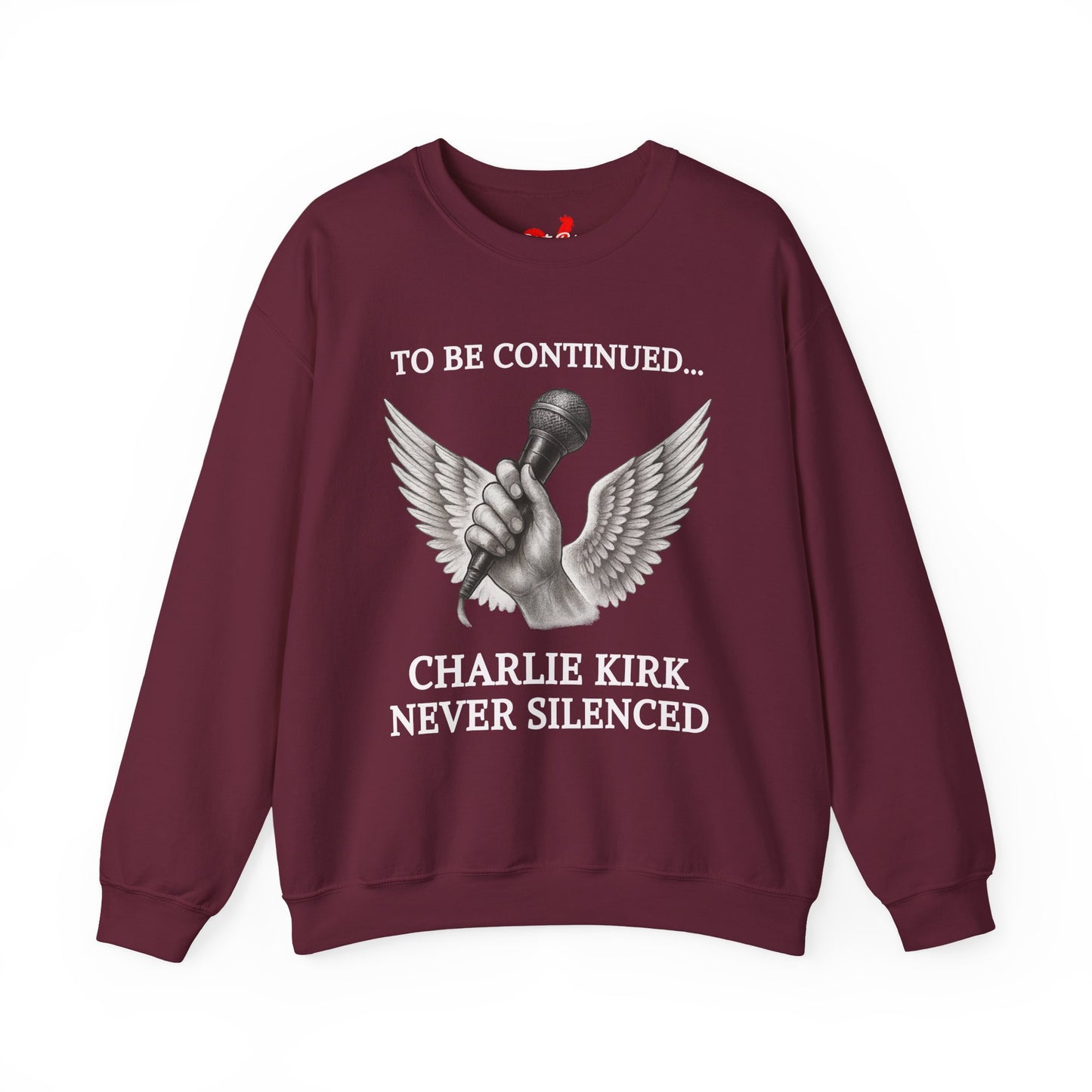 Never Silenced – Charlie Kirk Legacy | Crewneck Sweatshirt