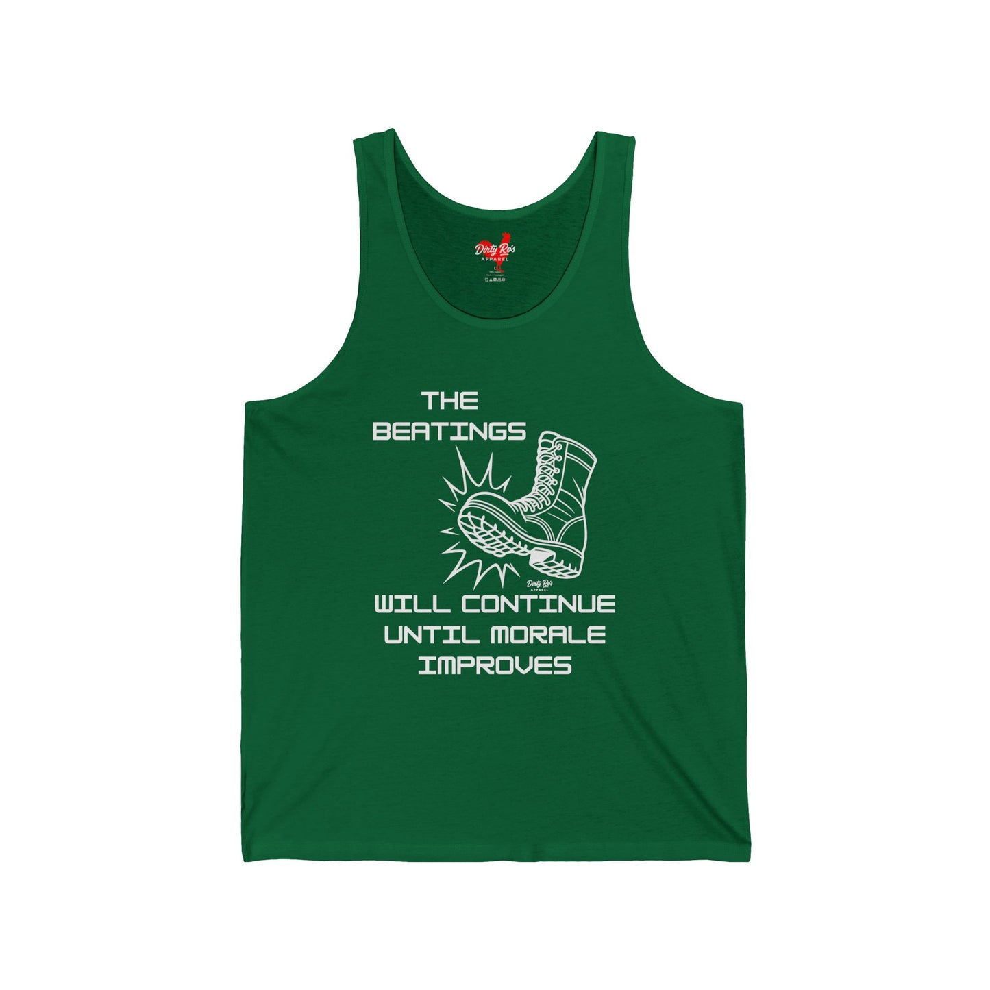 Beatings Will Continue Until Morale Improves | Tank Top