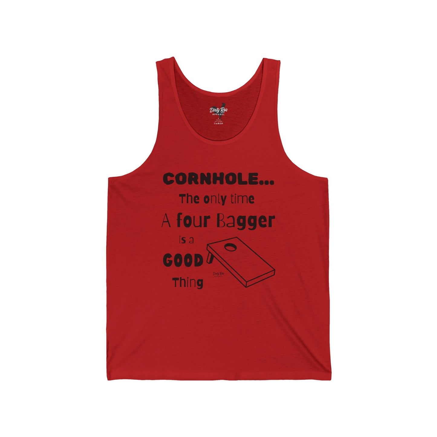 Cornhole The Only Time a Four Bagger is a Good Thing | Tank Top