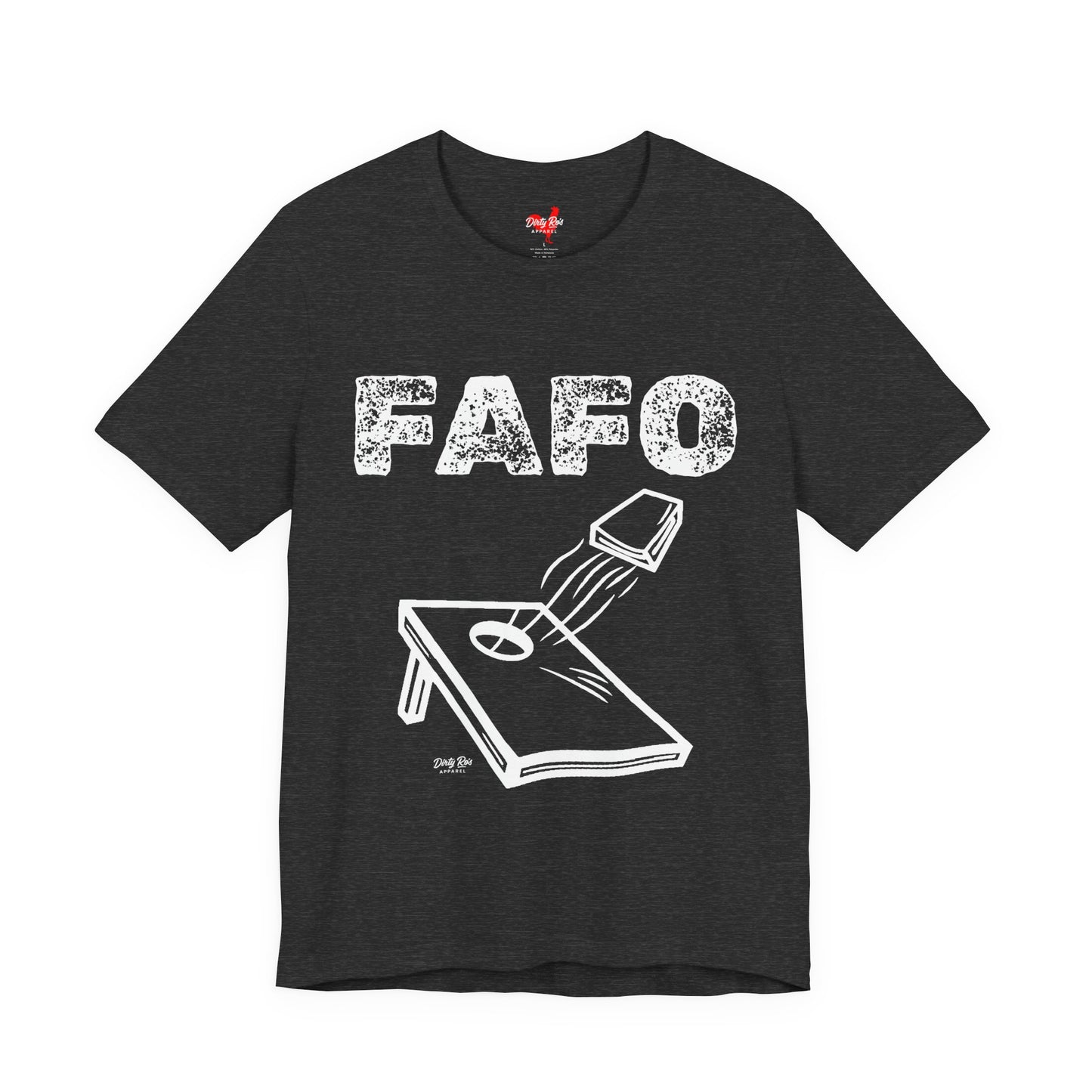 FAFO Cornhole Shirt – Funny Toss & Talk Shit Tee for Backyard Legends