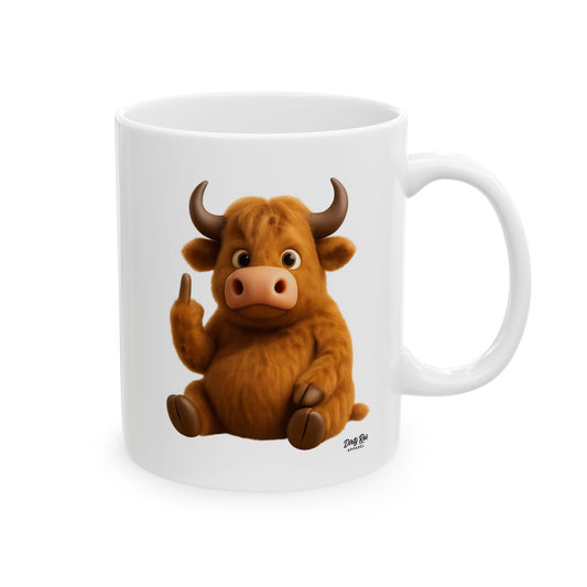 Fuzzy Cow FU | Coffee Mug