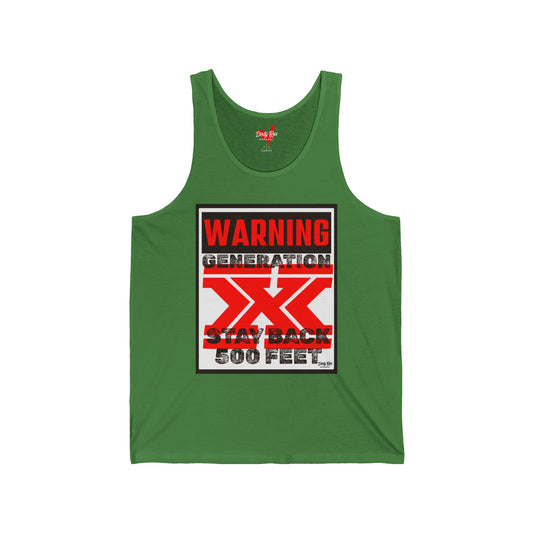 WARNING: Gen X – Stay Back 500 Feet | Tank Top