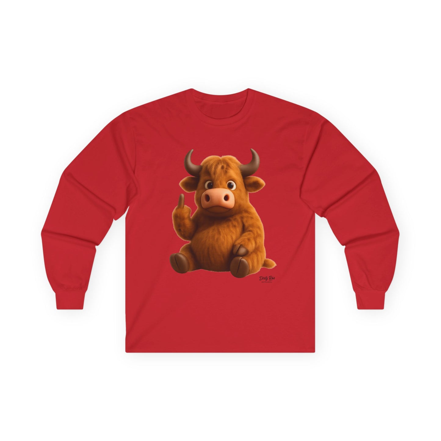 Fuzzy Cow FU | Long Sleeve Tee