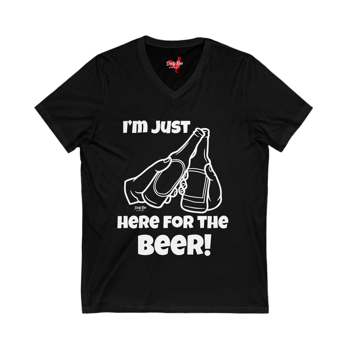 I’m Just Here for the Beer | V-Neck Tee
