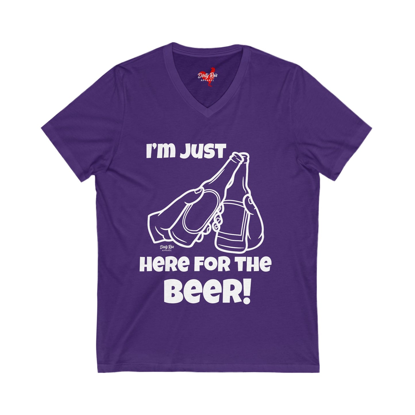 I’m Just Here for the Beer | V-Neck Tee