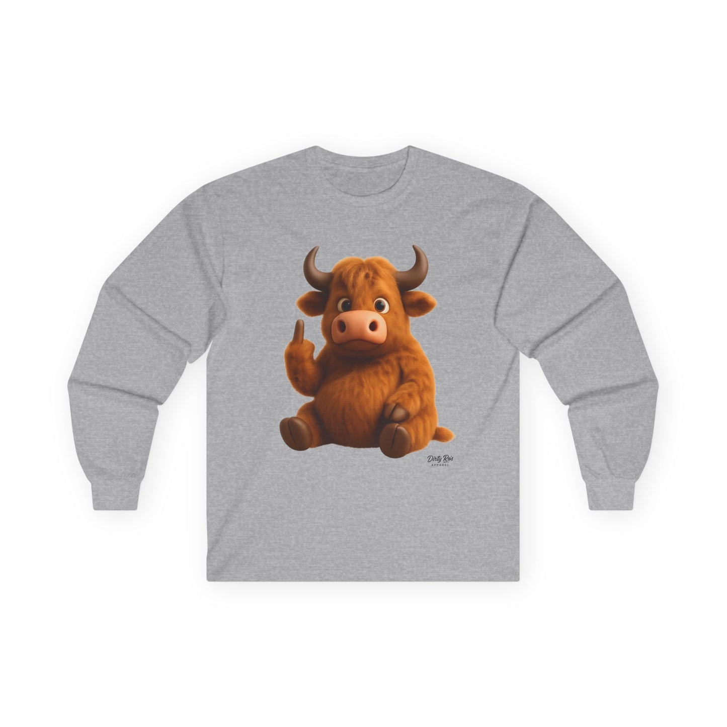 Fuzzy Cow FU | Long Sleeve Tee