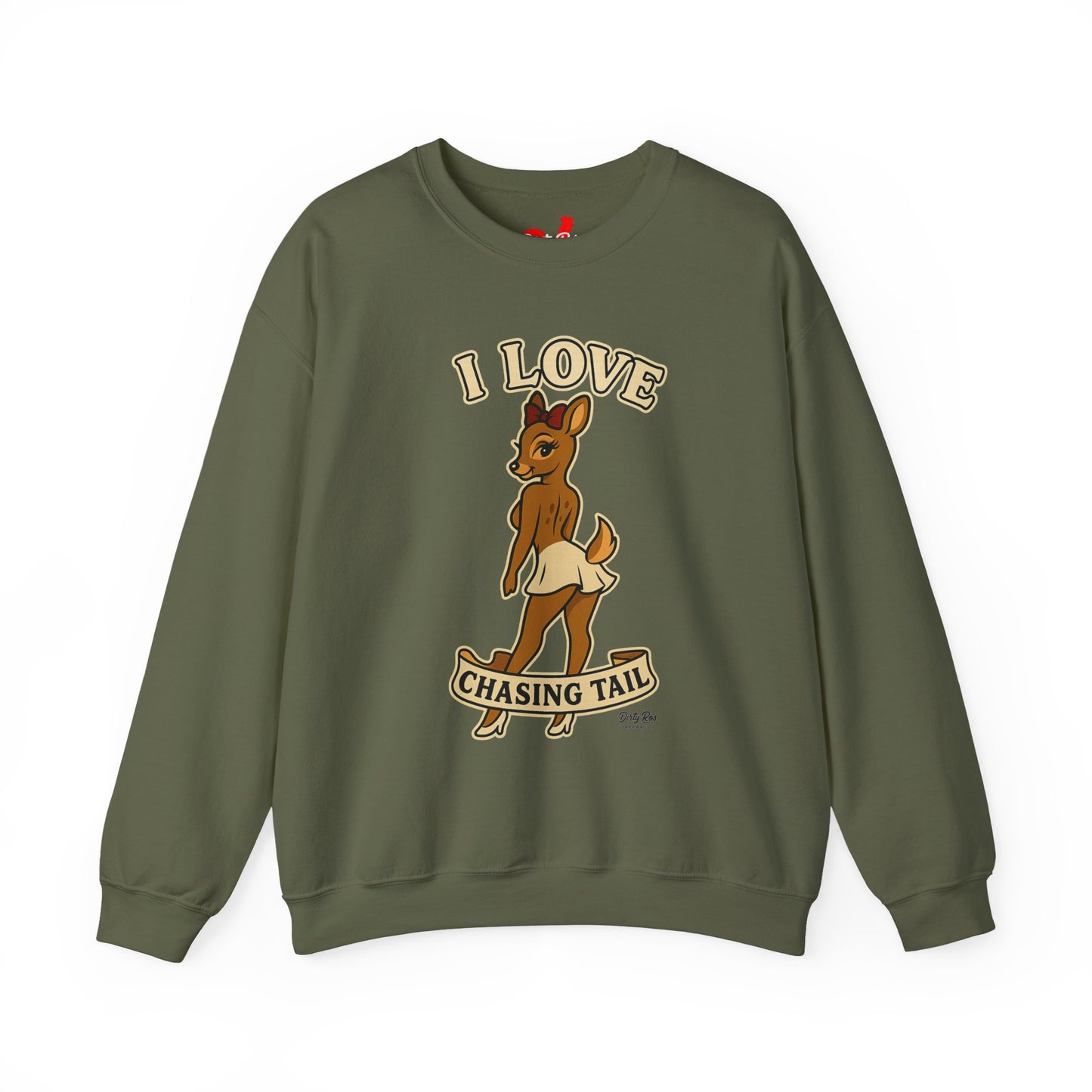 I Love Chasing Tail | Crewneck Sweatshirt