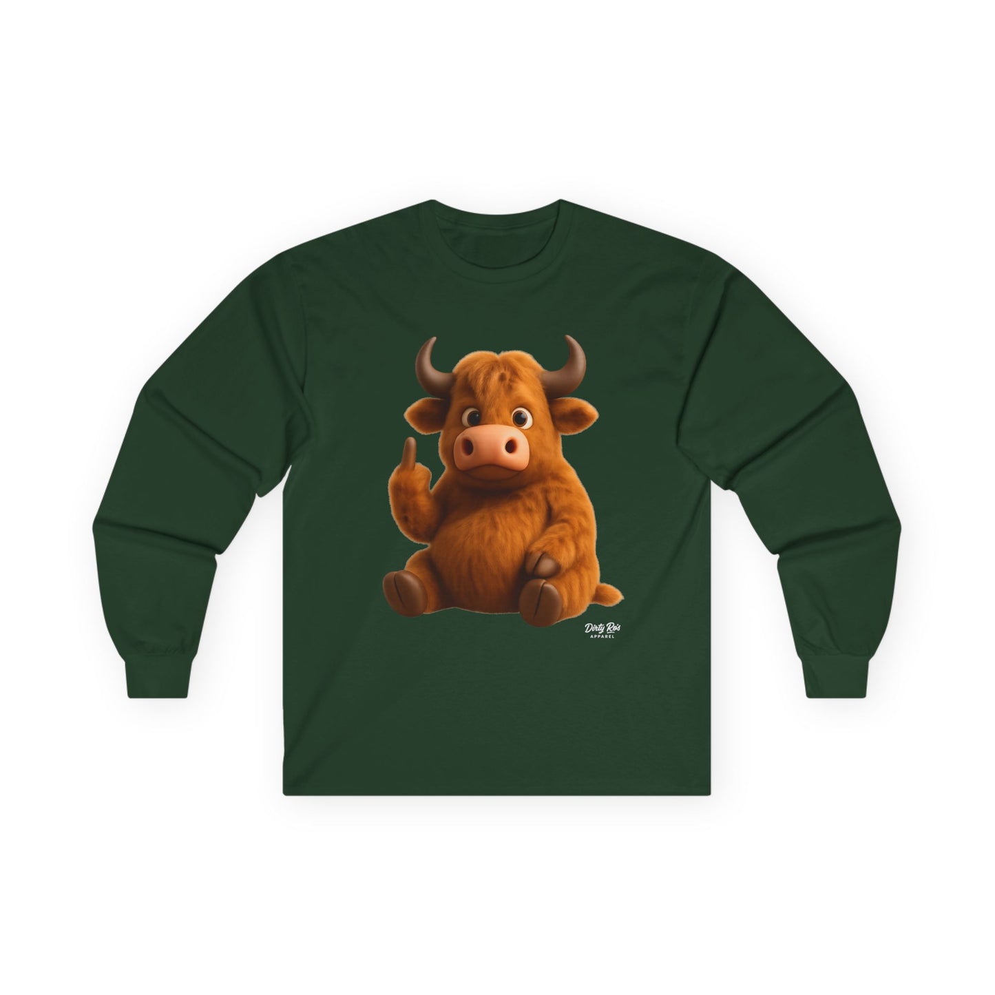 Fuzzy Cow FU | Long Sleeve Tee