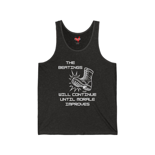 Beatings Will Continue Until Morale Improves | Tank Top