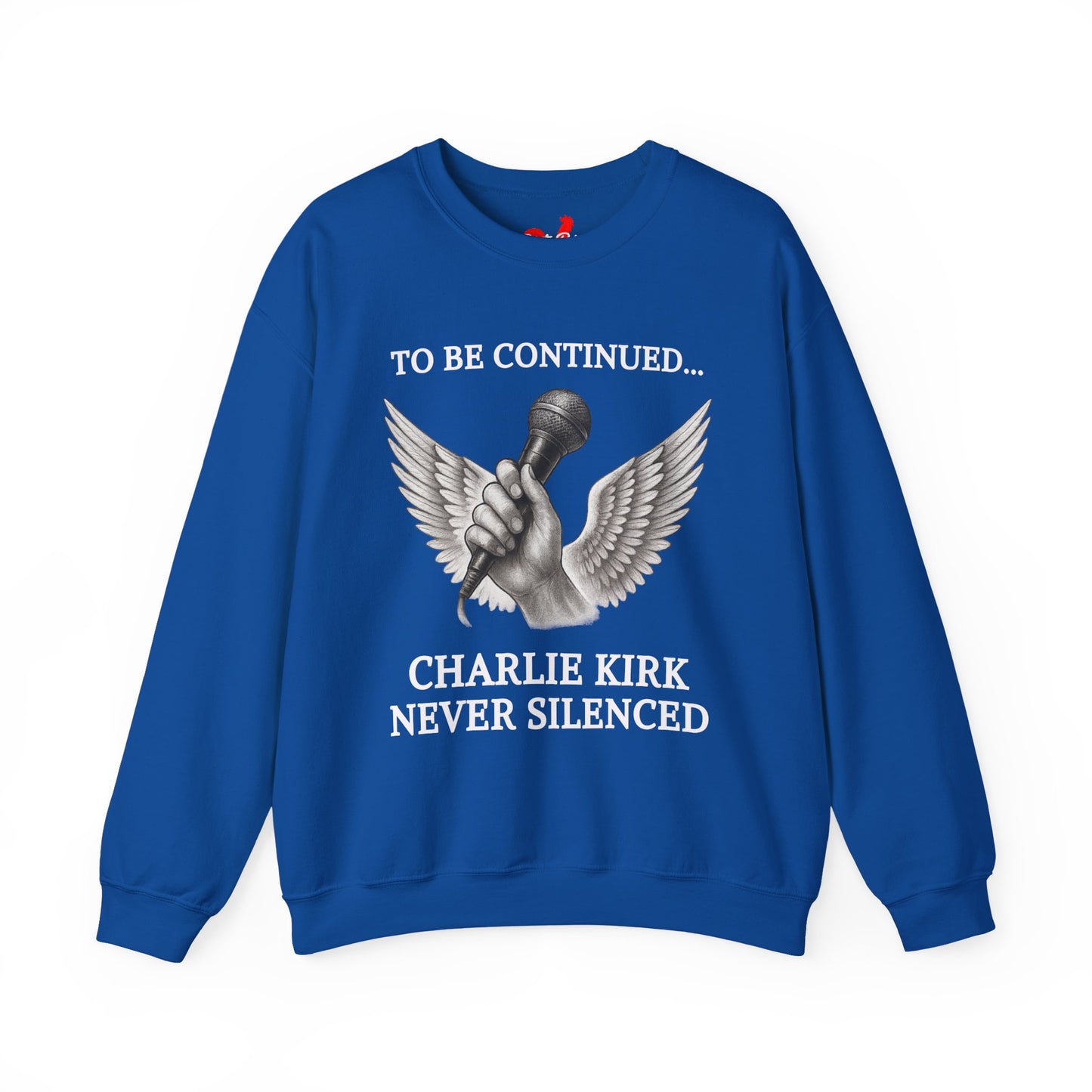 Never Silenced – Charlie Kirk Legacy | Crewneck Sweatshirt