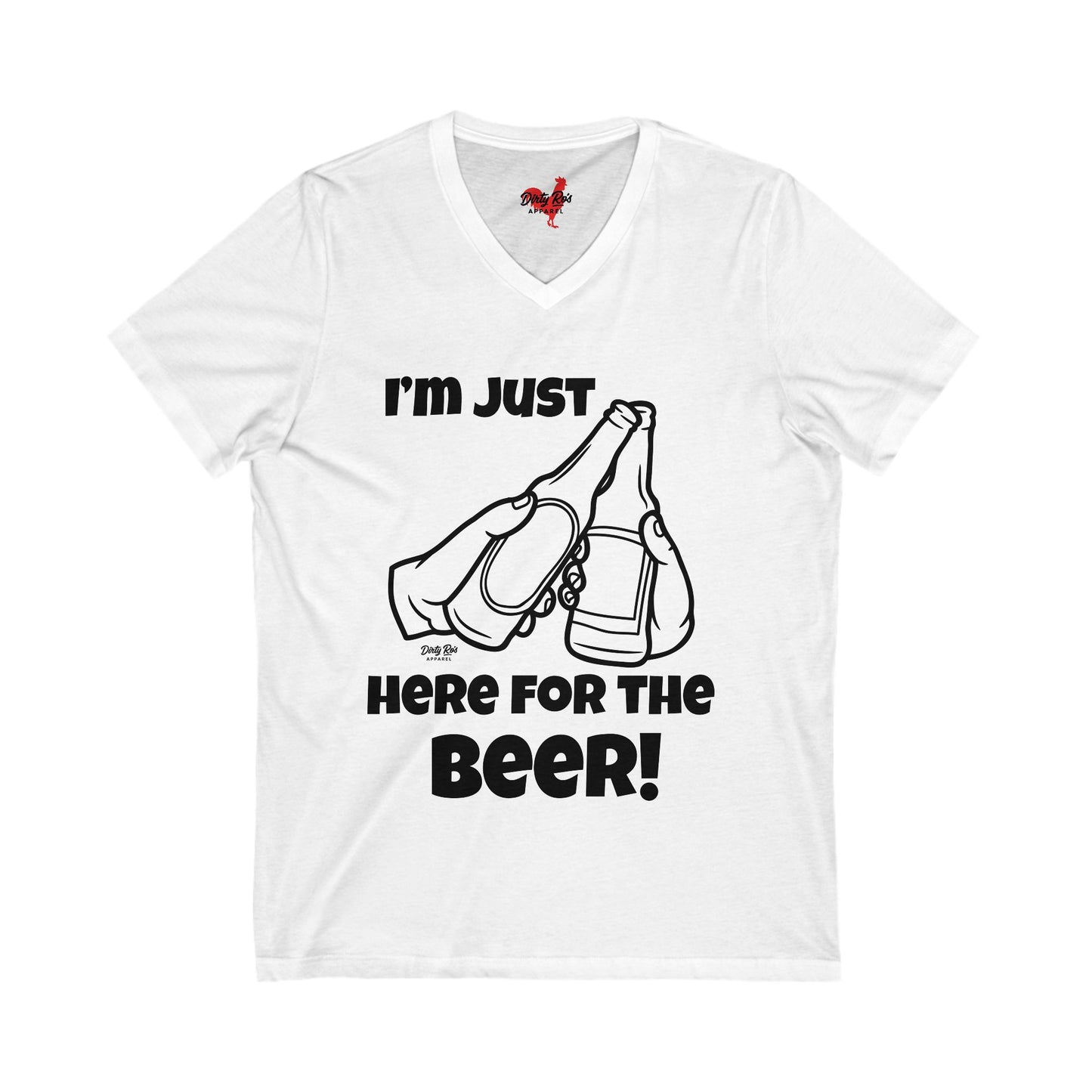 I’m Just Here for the Beer | V-Neck Tee