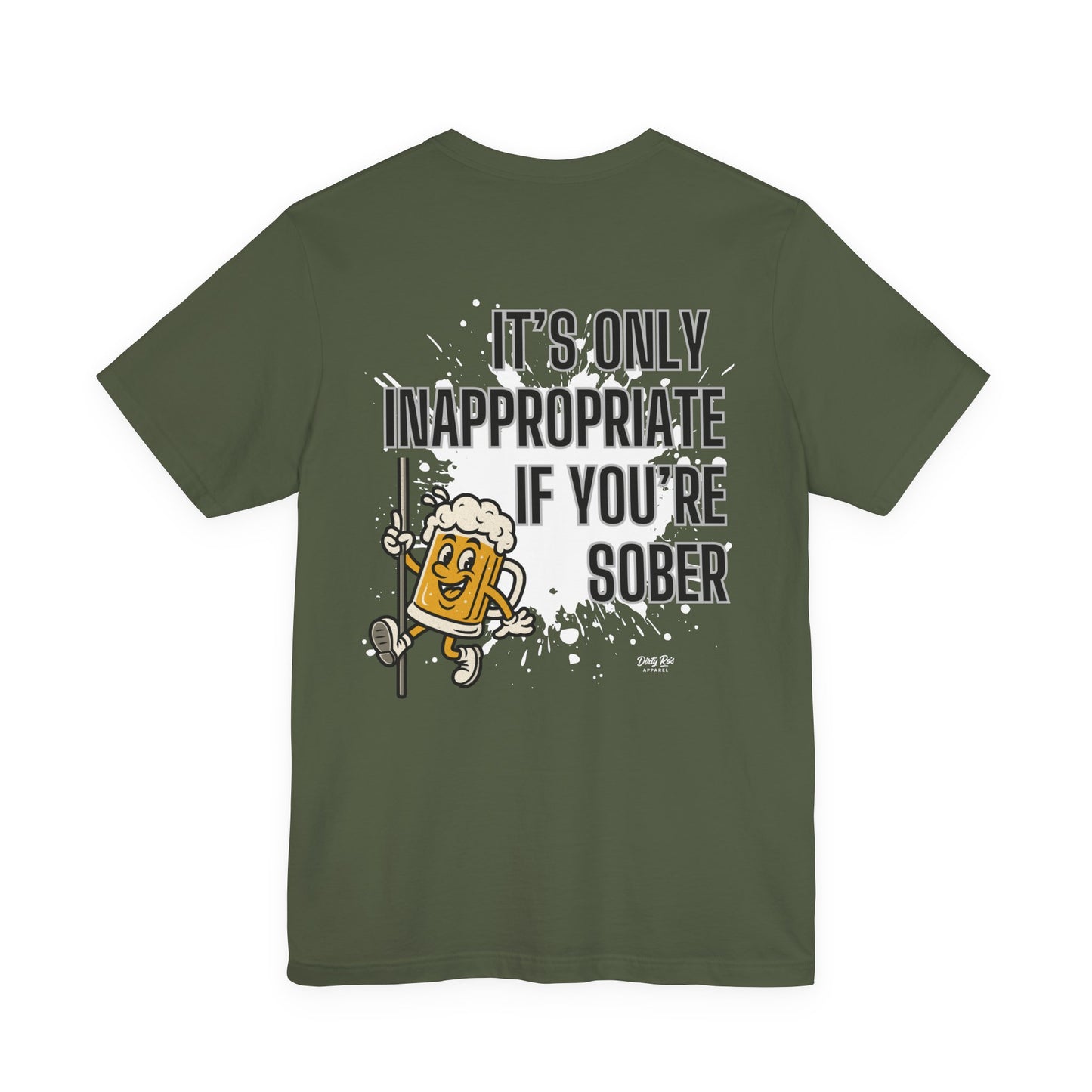 Funny It’s Only Inappropriate If You’re Sober – Beer Pole Dancing T-Shirt