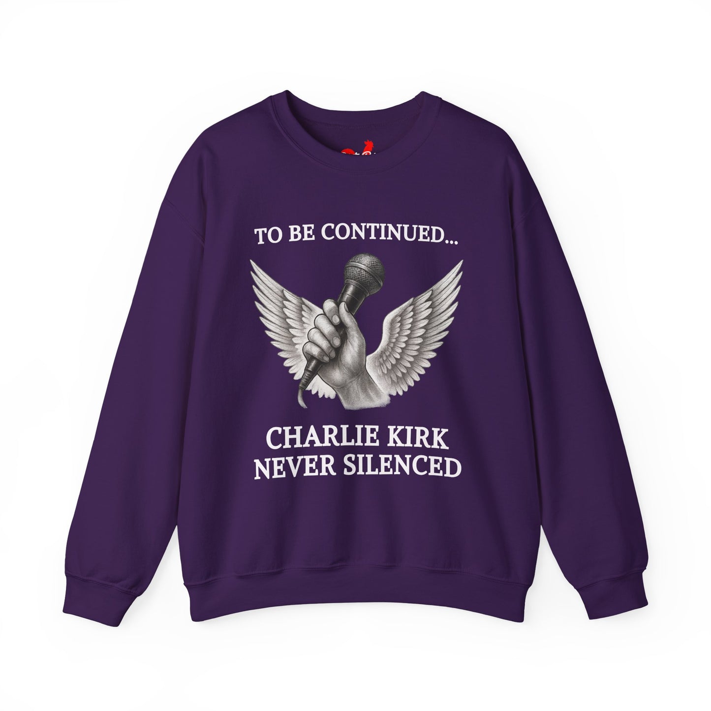 Never Silenced – Charlie Kirk Legacy | Crewneck Sweatshirt