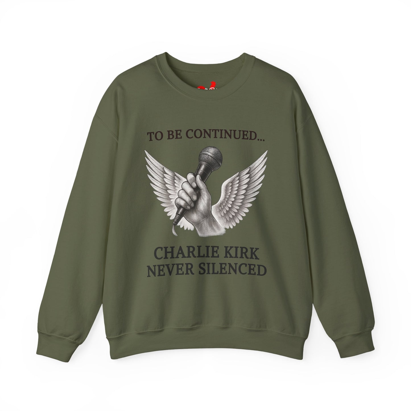 Never Silenced – Charlie Kirk Legacy | Crewneck Sweatshirt