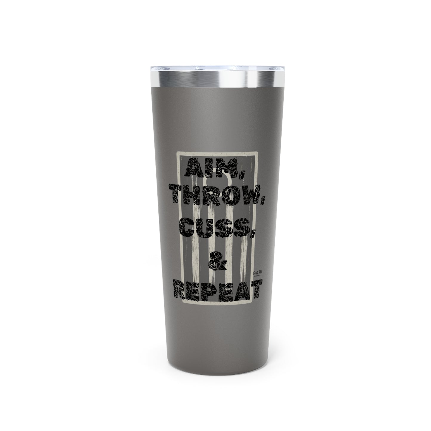 Aim, Throw, Cuss, Repeat Cornhole | 22oz Tumbler