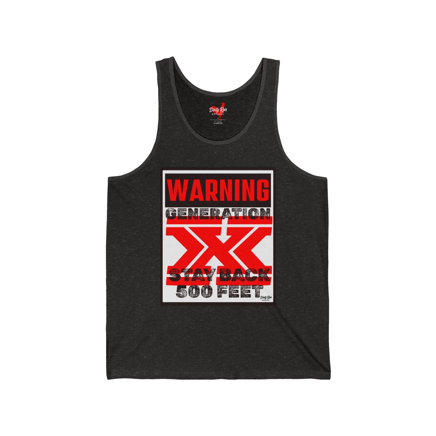 WARNING: Gen X – Stay Back 500 Feet | Tank Top