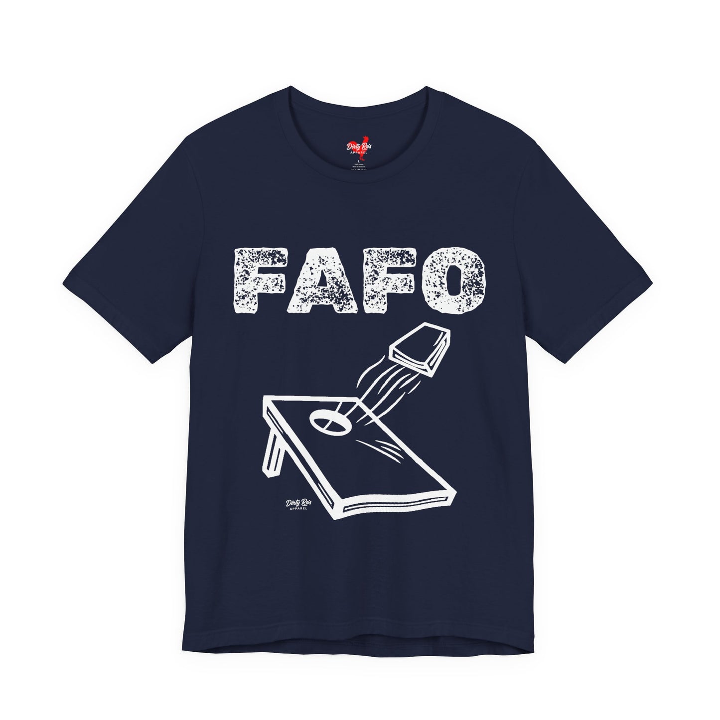 FAFO Cornhole Shirt – Funny Toss & Talk Shit Tee for Backyard Legends