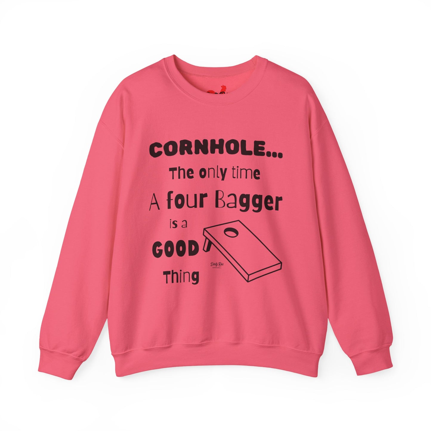Cornhole The Only Time a Four Bagger is a Good Thing | Crewneck Sweatshirt