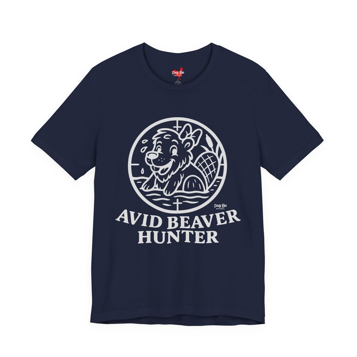 Funny Avid Beaver Hunter T-Shirt – Adult Humor Outdoor Tee
