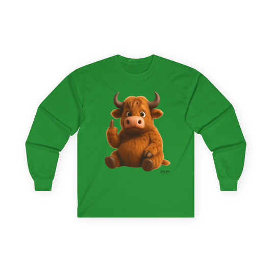 Fuzzy Cow FU | Long Sleeve Tee