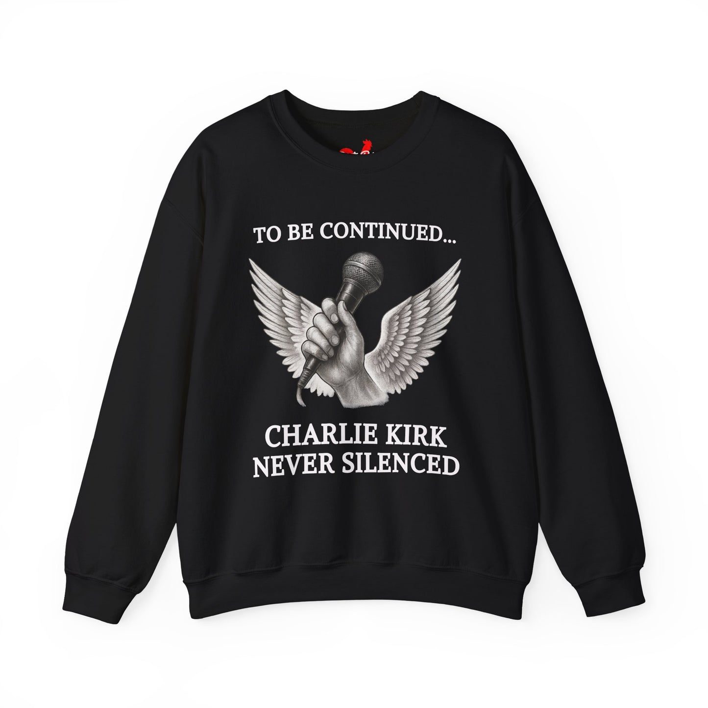 Never Silenced – Charlie Kirk Legacy | Crewneck Sweatshirt