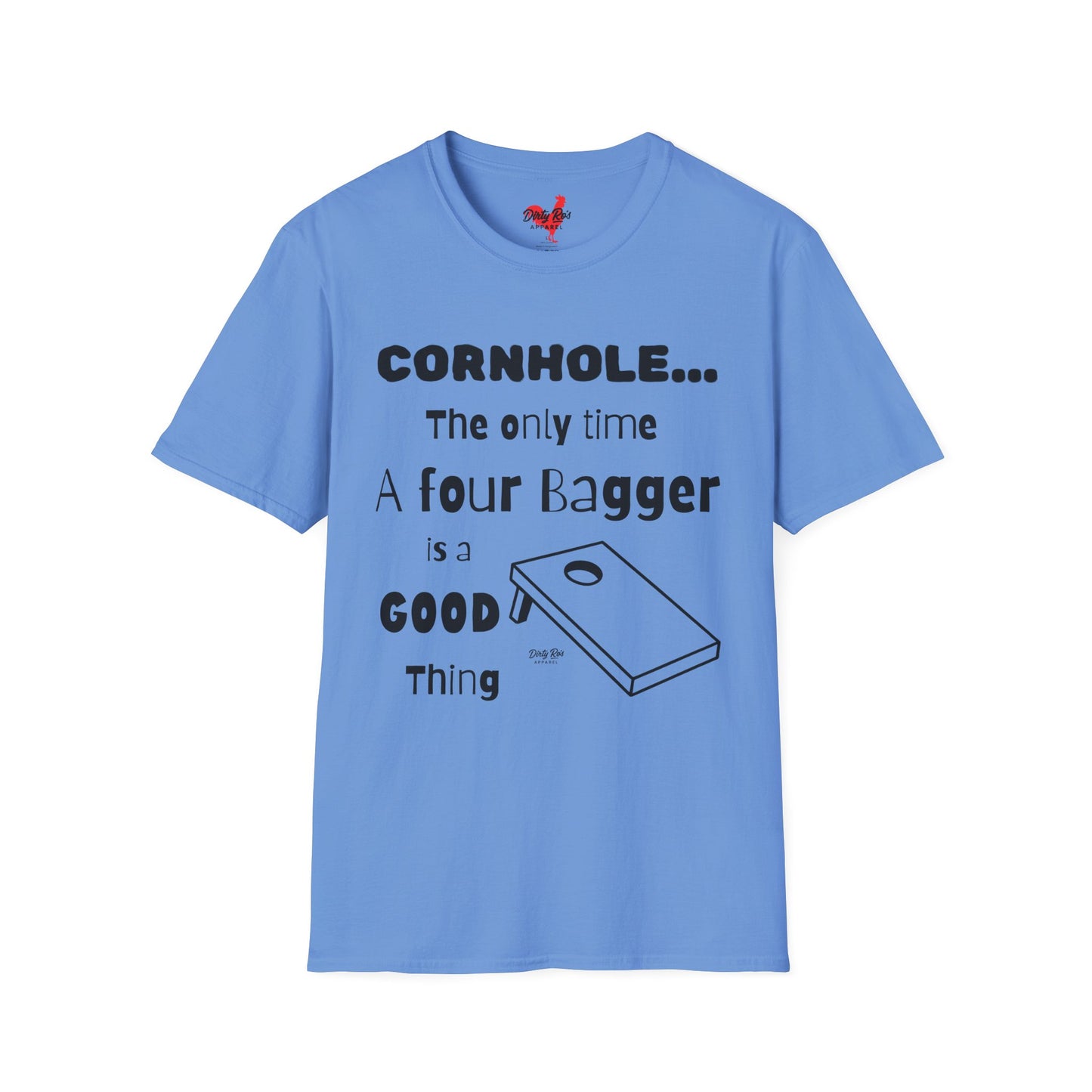Cornhole The Only Time a Four Bagger is a Good Thing | Soft AF Tee