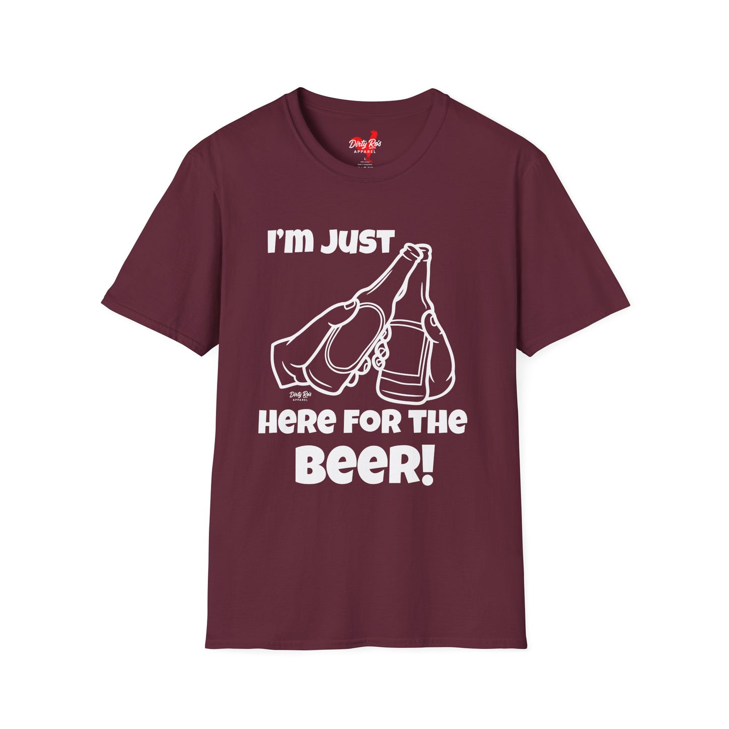 I’m Just Here for the Beer | Soft AF Tee