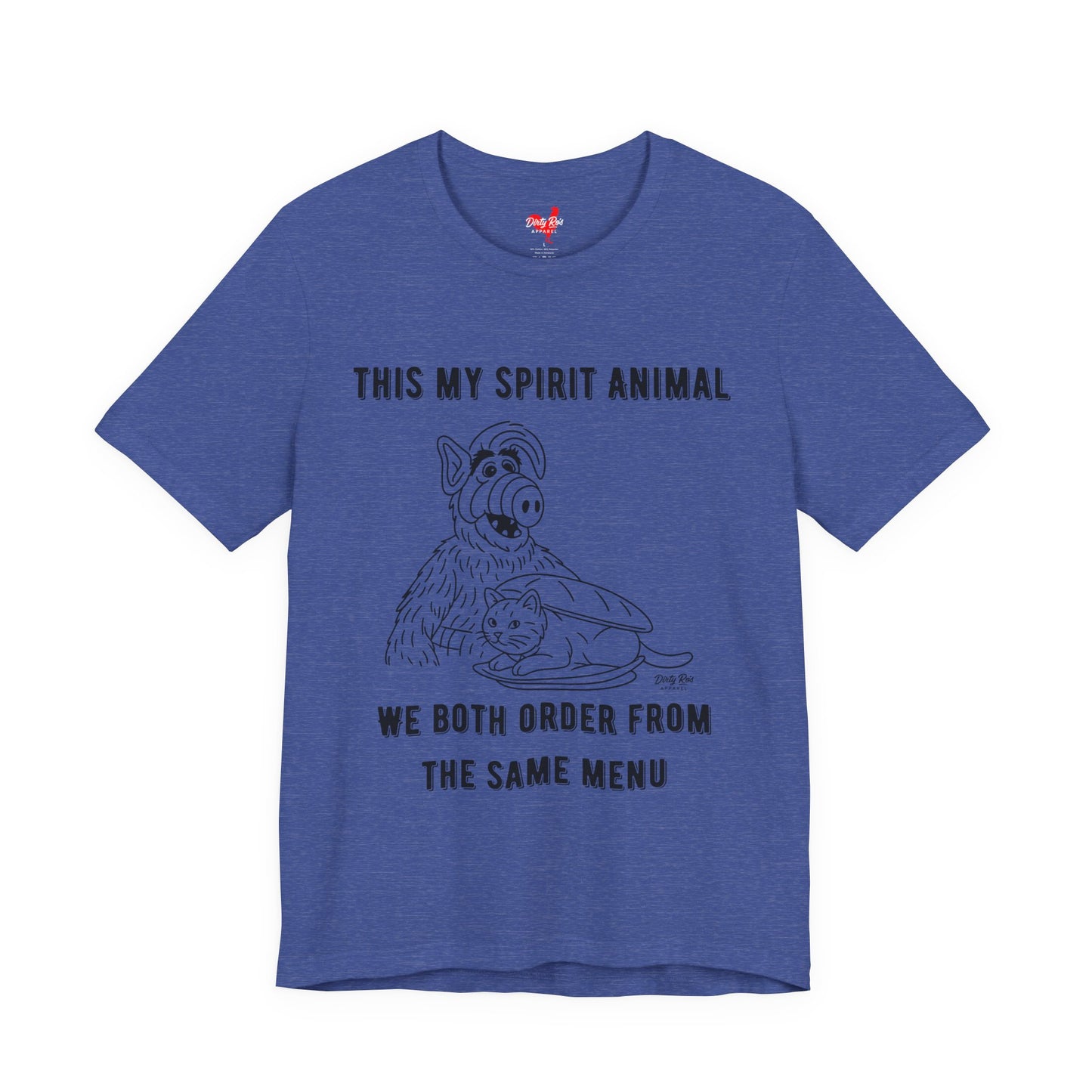 Funny Spirit Animal T-Shirt – Retro Alien Cat Humor Tee