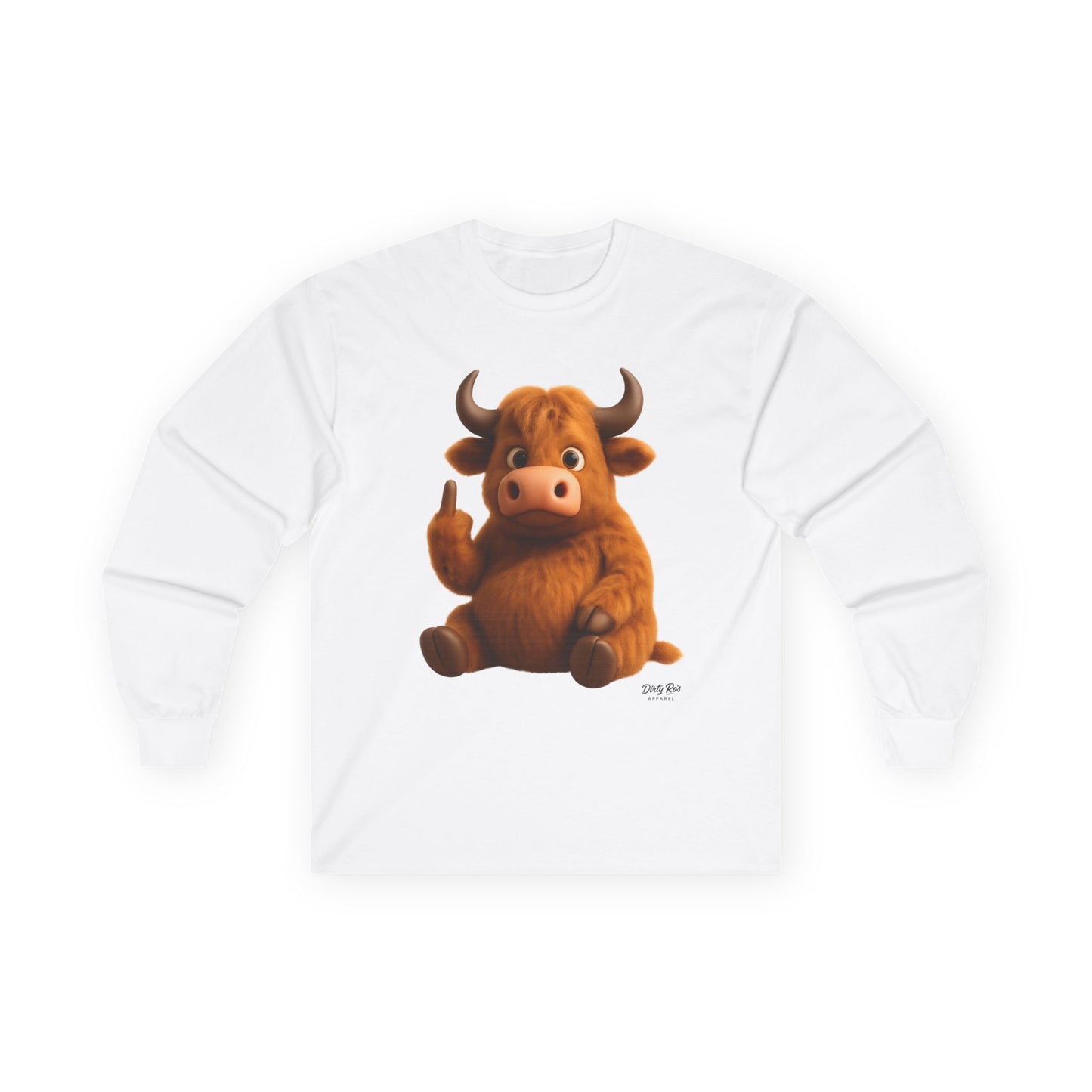 Fuzzy Cow FU | Long Sleeve Tee