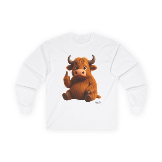 Fuzzy Cow FU | Long Sleeve Tee