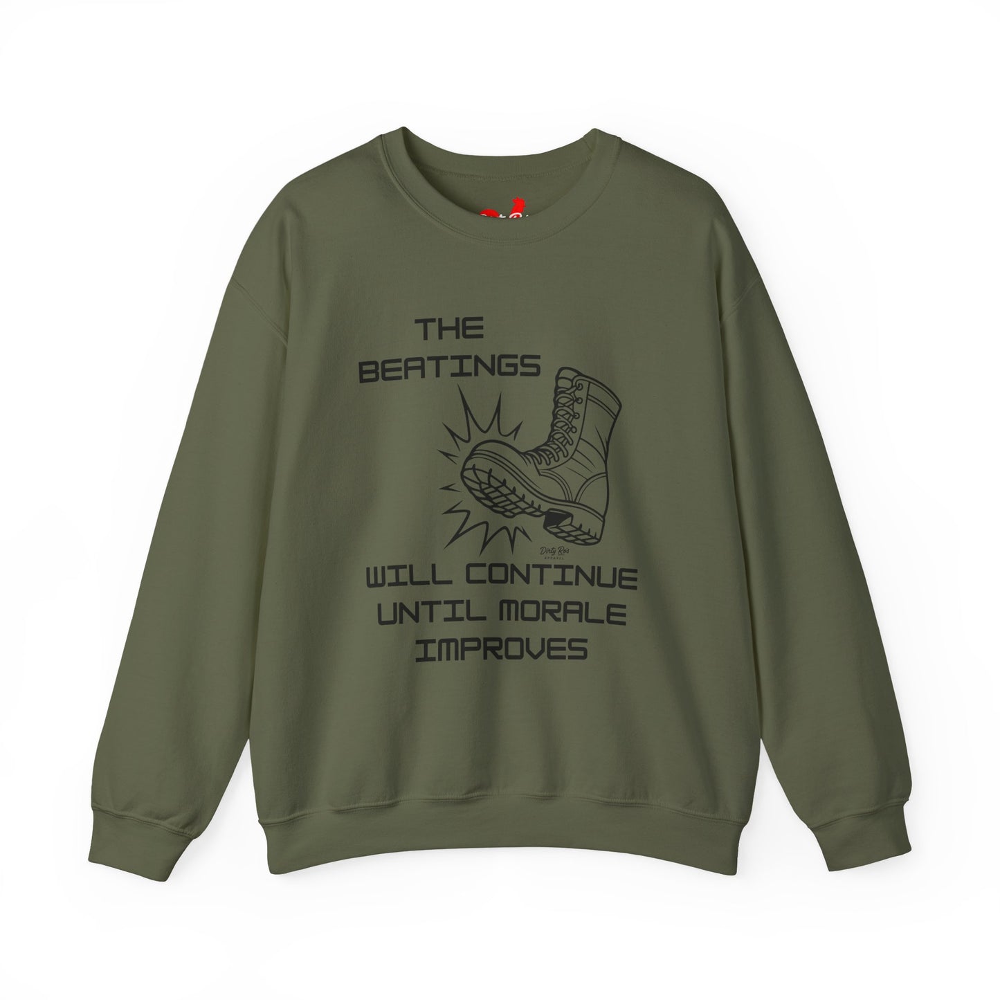 Beatings Will Continue Until Morale Improves | Crewneck Sweatshirt