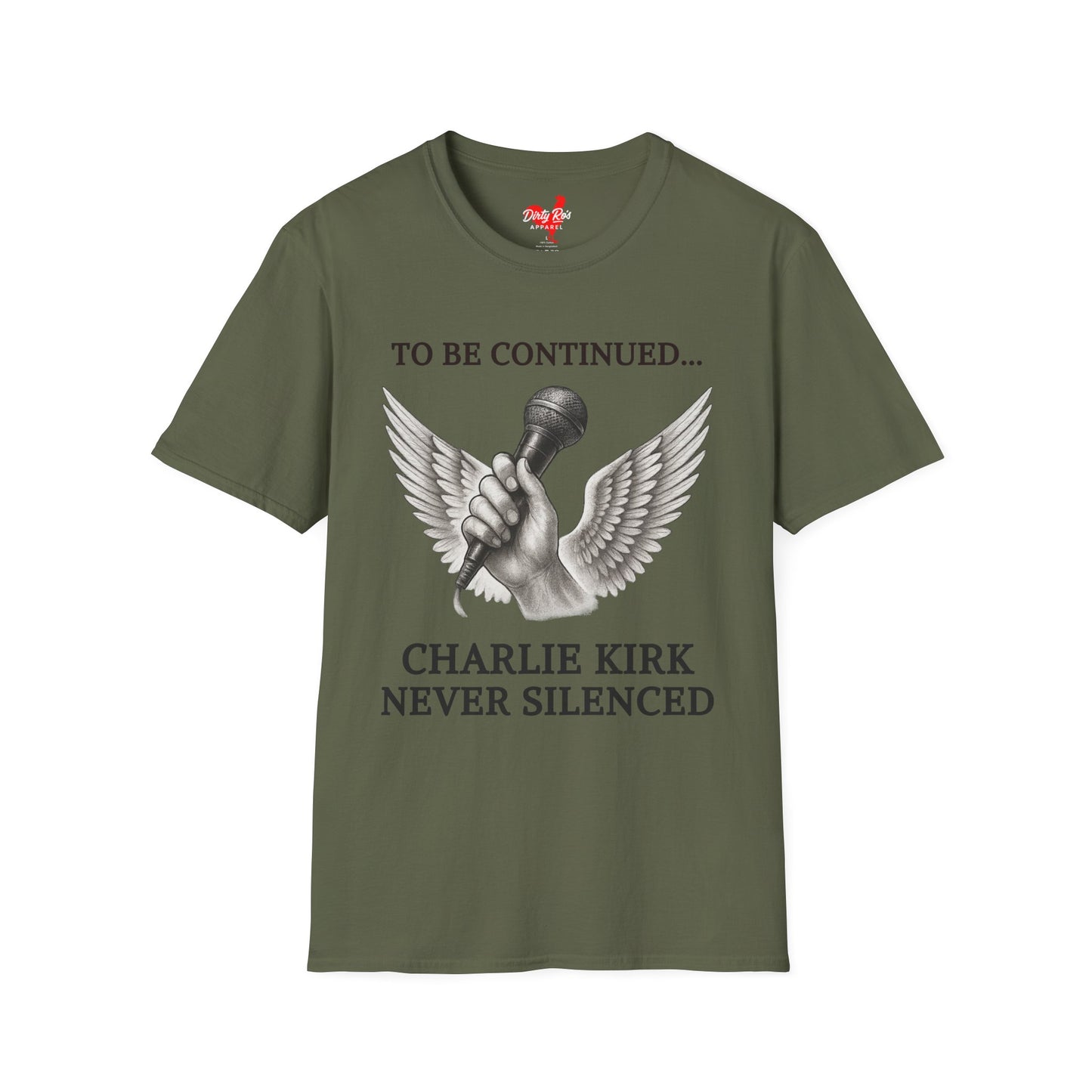 Never Silenced – Charlie Kirk Legacy | Soft AF Tee