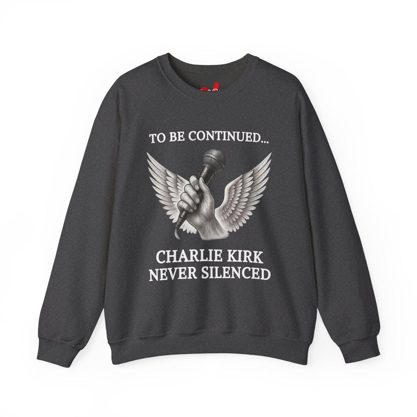 Never Silenced – Charlie Kirk Legacy | Crewneck Sweatshirt