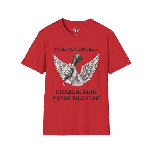 Never Silenced – Charlie Kirk Legacy | Soft AF Tee