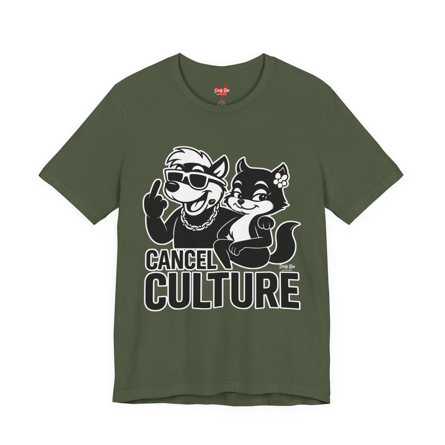 Offensive Cancel Culture T-Shirt – Middle Finger Graphic Humor Tee