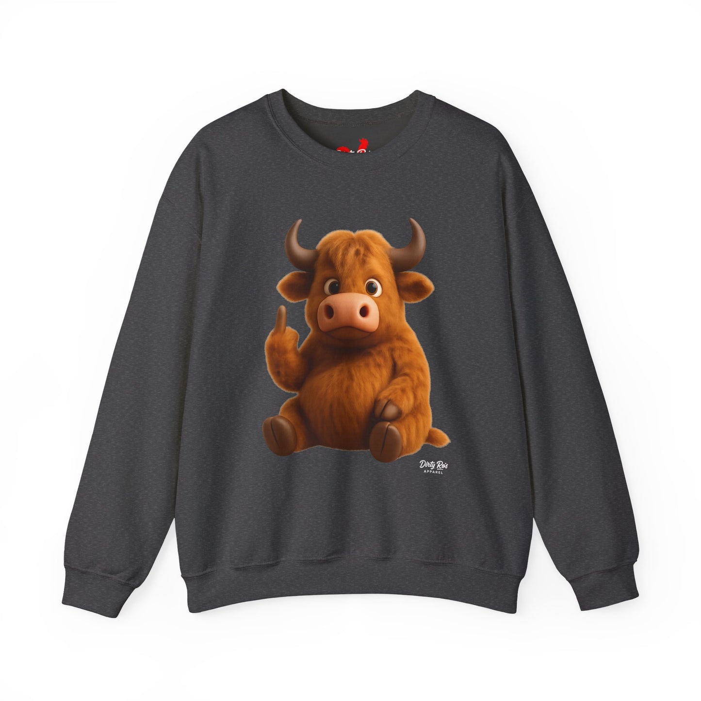 Fuzzy Cow FU | Crewneck Sweatshirt