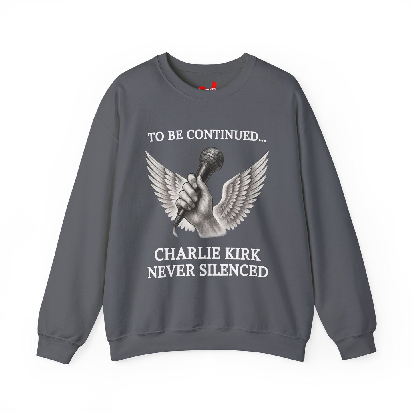 Never Silenced – Charlie Kirk Legacy | Crewneck Sweatshirt