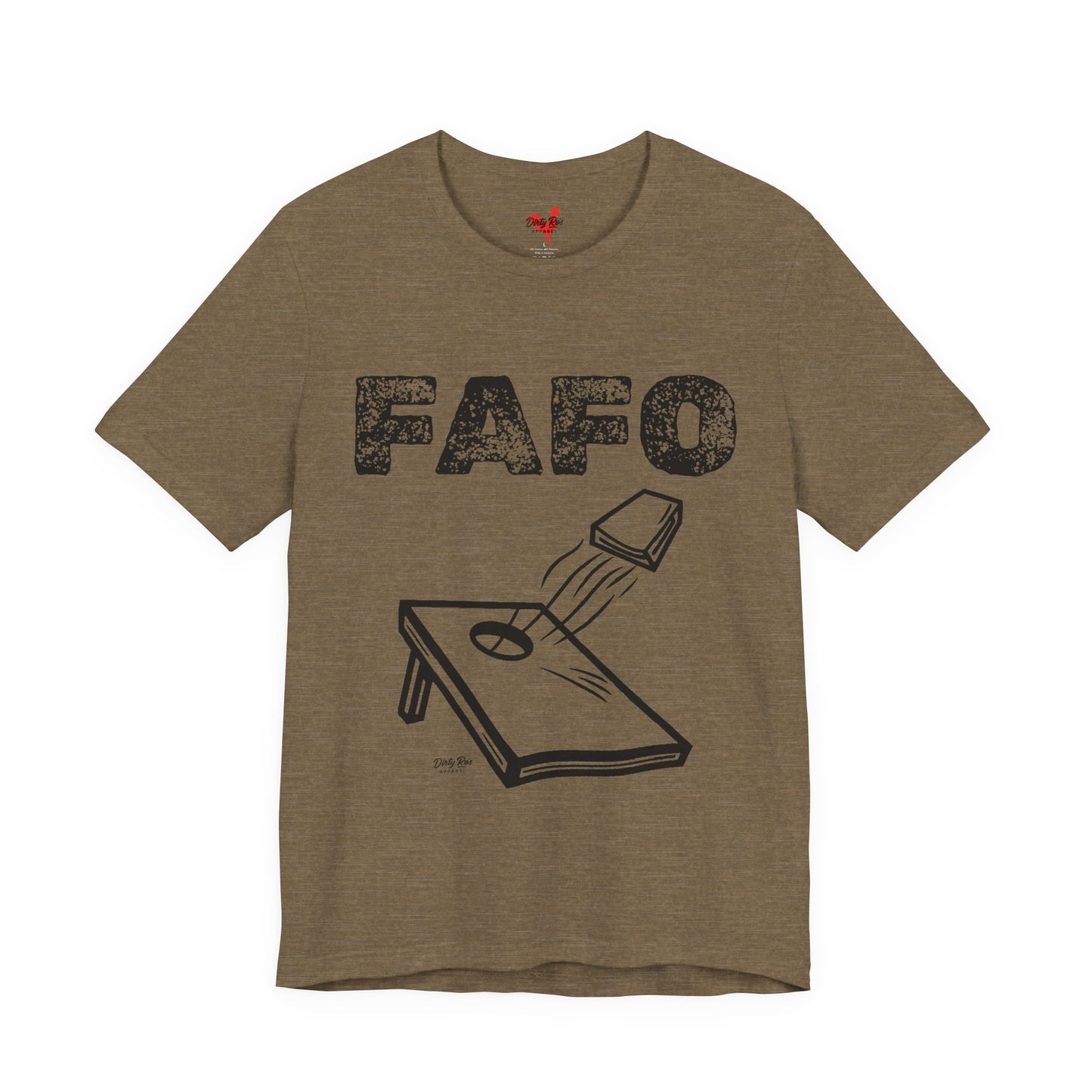 FAFO Cornhole Shirt – Funny Toss & Talk Shit Tee for Backyard Legends
