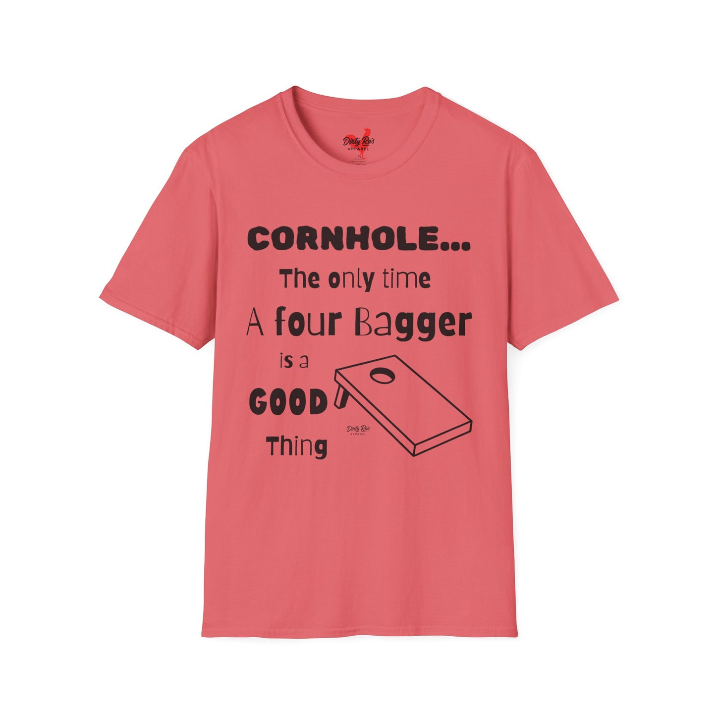 Cornhole The Only Time a Four Bagger is a Good Thing | Soft AF Tee